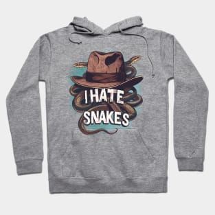 I Hat Snakes - Fedora Hat - Indy Hoodie